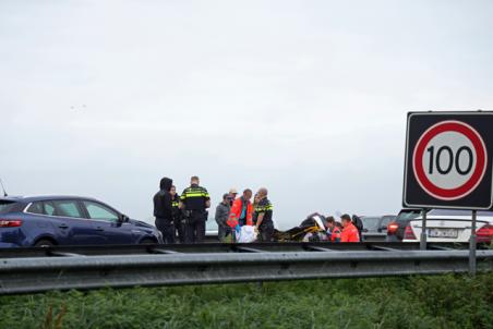 Motorrijder raakt gewond op de A59 (Maasroute) Waalwijk