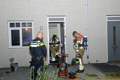 Brand in keuken aan de Burg. de Geusstraat Waalwijk