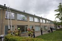 Brandweer rukt uit voor 'dakbrand' Wijnruitstraat: Rooktest riool blijkt oorzaak