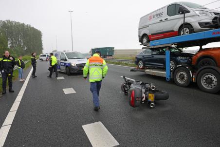 Motorrijder gewond na crash op A59: Team Verkeer start uitgebreid onderzoek