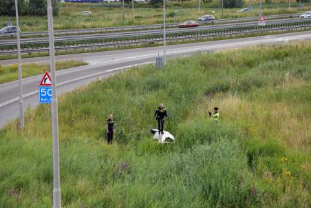 Bestuurder spoorloos na ongeval A59 (Maasroute) Waalwijk