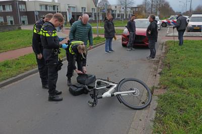 Fietser gewond bij aanrijding op de Noorder Allee in Waalwijk