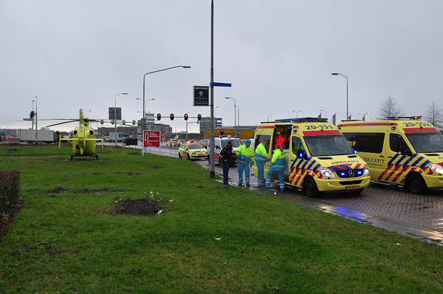 Ernstig ongeval met fietser aan de Molenvlietstraat Waalwijk