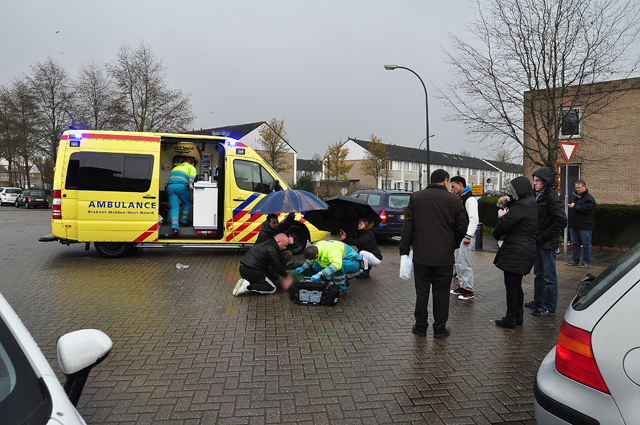 Ernstig ongeval met fietser aan de Molenvlietstraat Waalwijk