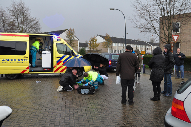 Ernstig ongeval met fietser aan de Molenvlietstraat Waalwijk