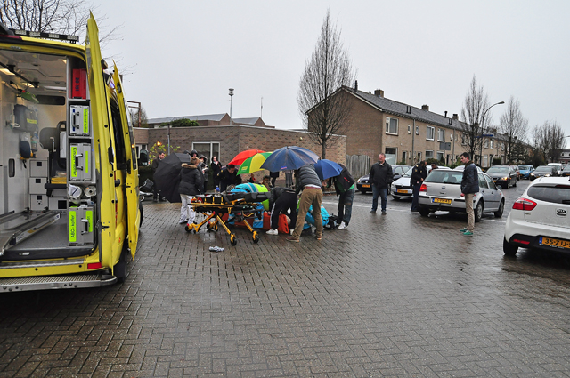 Ernstig ongeval met fietser aan de Molenvlietstraat Waalwijk