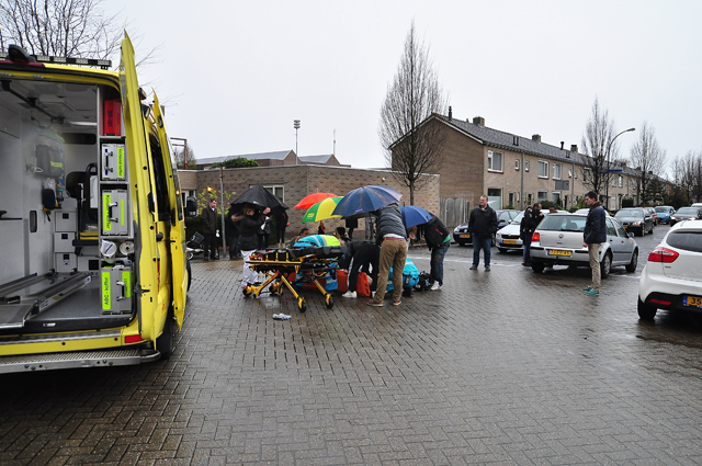 Ernstig ongeval met fietser aan de Molenvlietstraat Waalwijk