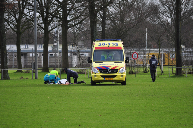 Keeper raakt gewond tijdens training RKC aan de Akkerlaan Waalwijk