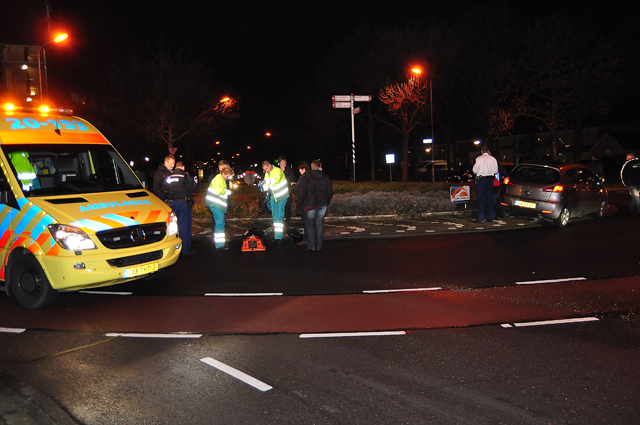 Aanrijding aan de Groenewoudlaan Waalwijk