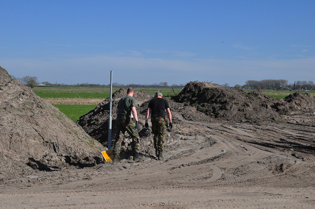 EOD laat 45 kilo brisantbom ontploffen aan de Hazardweg Waalwijk