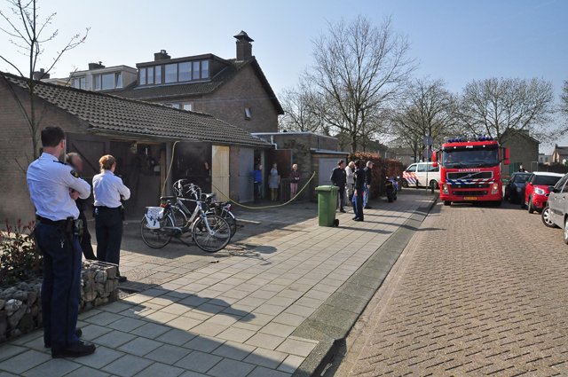 Brand in schuur aan de Nicolaas Beetsstraat Waalwijk
