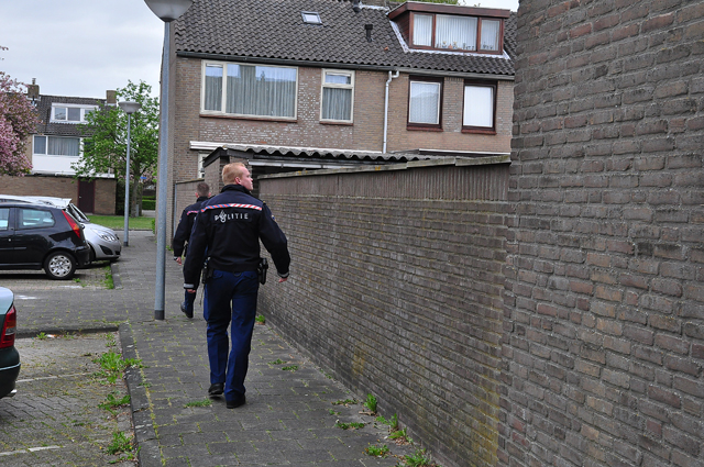Ramen vernield van woning aan de Prof. Nolenslaan Waalwijk