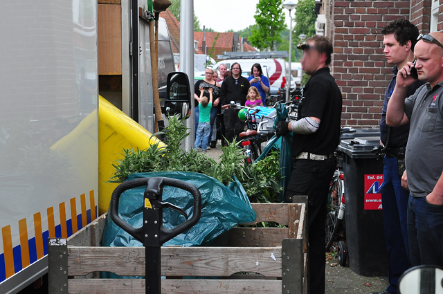 Flinke hennepkwekerij geruimd aan de Crispijnstraat Waalwijk