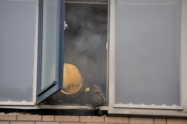 Woningbrand aan de Hugo Wolfstraat Waalwijk