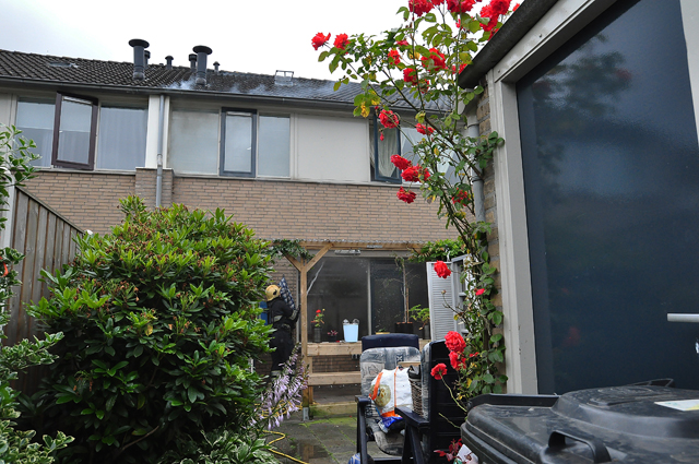 Woningbrand aan de Hugo Wolfstraat Waalwijk