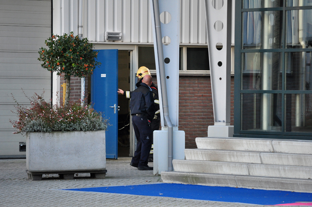 Brandweer rukt uit voor brandalarm aan de Taxandriaweg Waalwijk