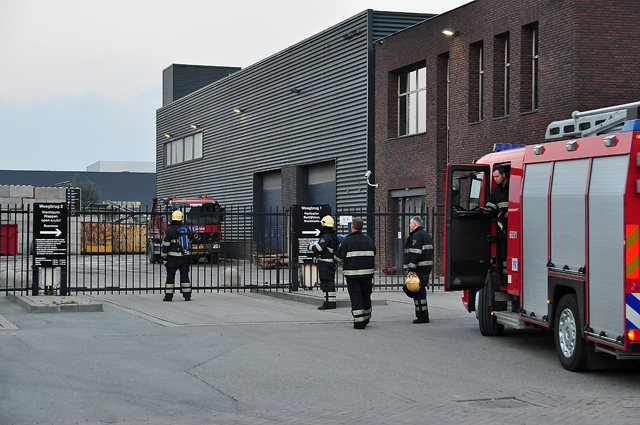 Automatisch brandalarm bij Maton Groep aan de Van Hilststraat Waalwijk