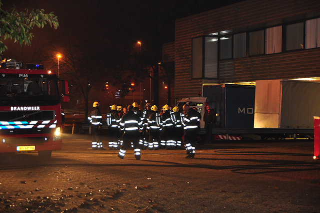 Vermoedelijk brandstichting in kantoor aan de Altenaweg Waalwijk