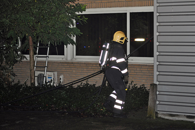 Vermoedelijk brandstichting in kantoor aan de Altenaweg Waalwijk
