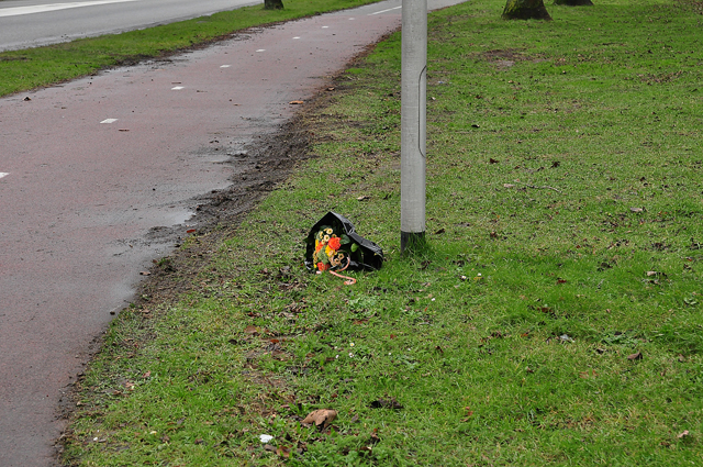 Bloemen voor 38-jarige man uit Waalwijk na dodelijk ongeval aan de Altenaweg Waalwijk