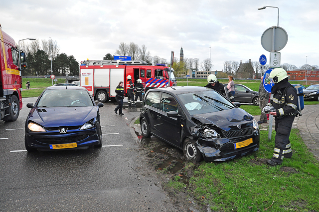 Aanrijding door rukwind aan de Kloosterheulweg Waalwijk