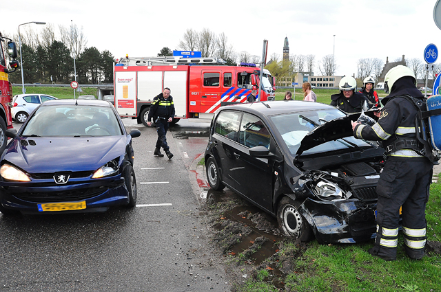 Aanrijding door rukwind aan de Kloosterheulweg Waalwijk