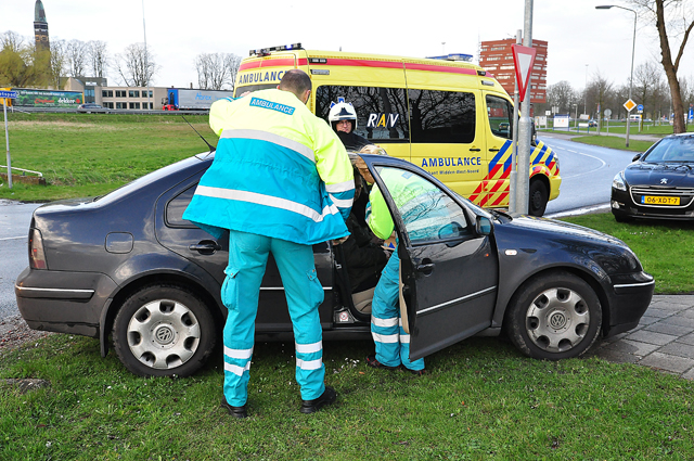 Aanrijding door rukwind aan de Kloosterheulweg Waalwijk