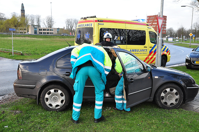 Aanrijding door rukwind aan de Kloosterheulweg Waalwijk