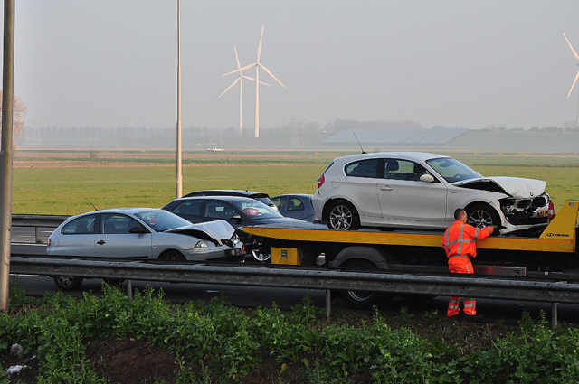 8 km file door ongeval op de A59 (Maasroute) Waalwijk