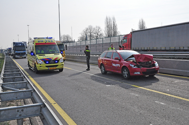 File door ongeval op de A59 (Maasroute) Waalwijk