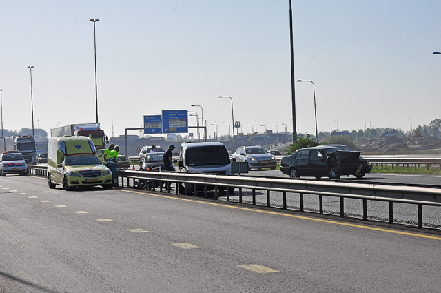 Gewonde bij ongeval op A59 (Maasroute) Waalwijk
