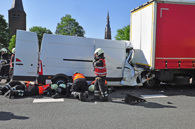 UPDATE: Man zwaargewond na ongeval op de A59 (Maasroute) Waalwijk