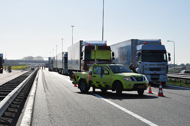 Gewonde bij ongeval op A59 (Maasroute) Waalwijk