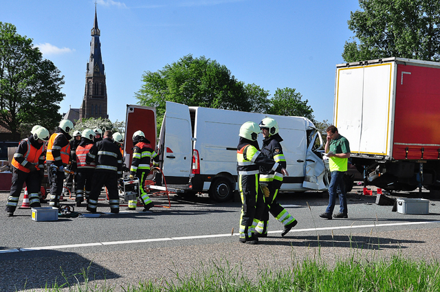 UPDATE: Man zwaargewond na ongeval op de A59 (Maasroute) Waalwijk