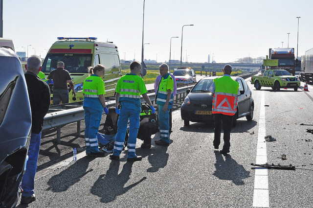 Gewonde bij ongeval op A59 (Maasroute) Waalwijk