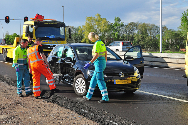Weer een ongeval op de Midden-Brabantweg Waalwijk