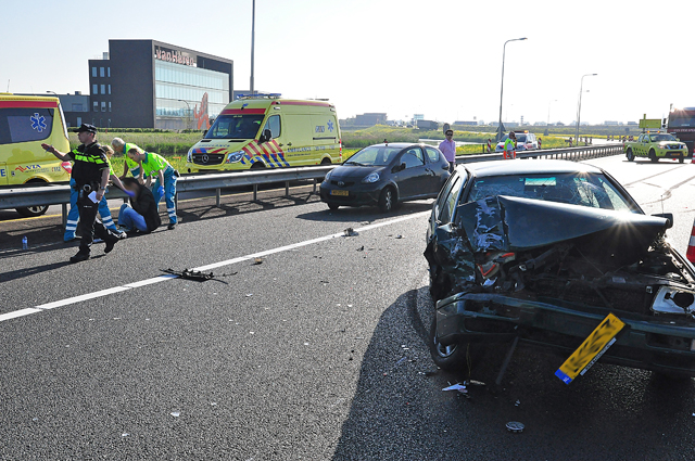 Gewonde bij ongeval op A59 (Maasroute) Waalwijk