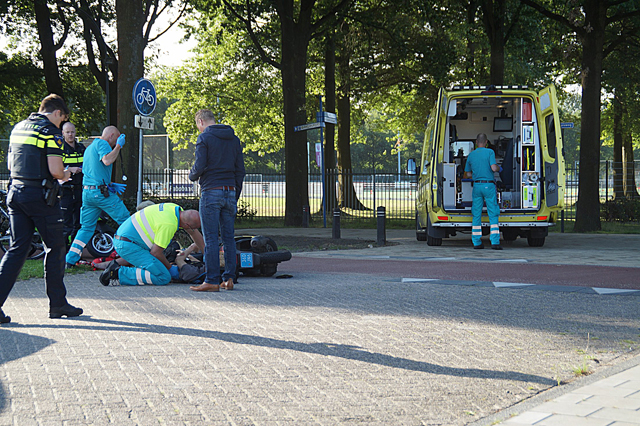Ongeval aan de Olympiaweg Waalwijk