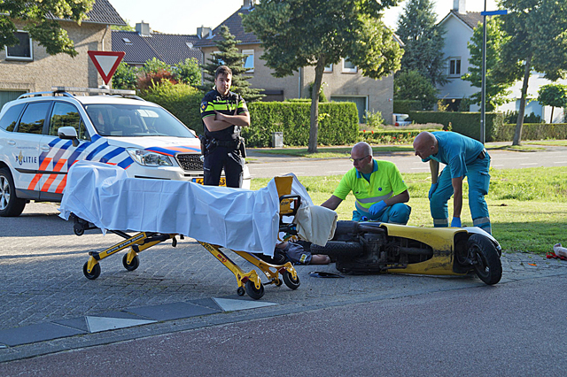 Ongeval aan de Olympiaweg Waalwijk