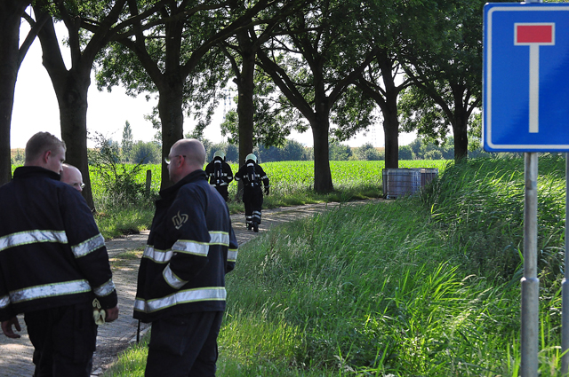 UPDATE: 1000 liter vaten gevonden aan de Oude Maasweg Waalwijk