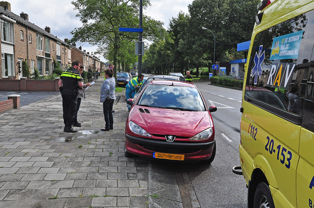 Weer een ongeval aan de Groenewoudlaan Waalwijk