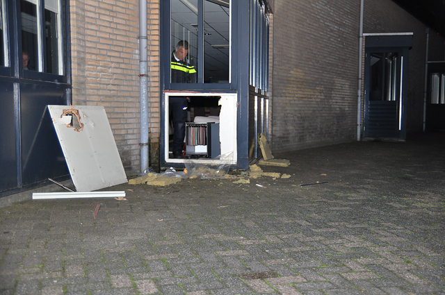 Veel schade bij inbraak aan de Professor Kamerlingh Onnesweg Waalwijk