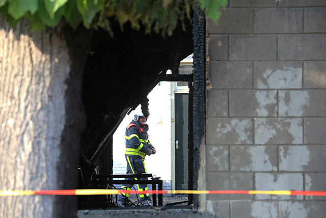 Brand laait weer op in woning aan de Grotestraat Waalwijk