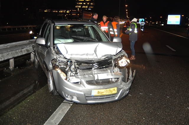Aanrijding met 6 auto’s op de A59 (Maasroute) Waalwijk