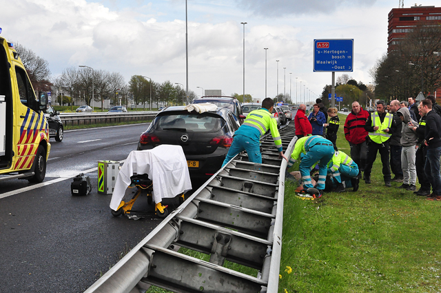 UPDATE: Zware ongelukken op A59 (Maasroute) Waalwijk