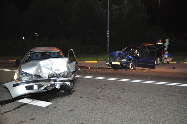 Flink ongeval op de Taxandriaweg Waalwijk