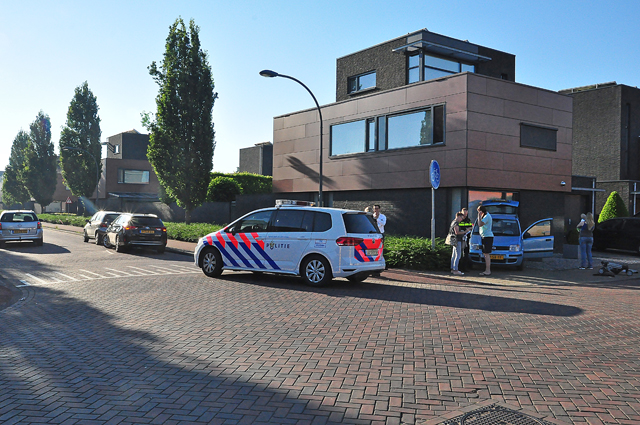 Botsingen door laagstaande zon in Waalwijk