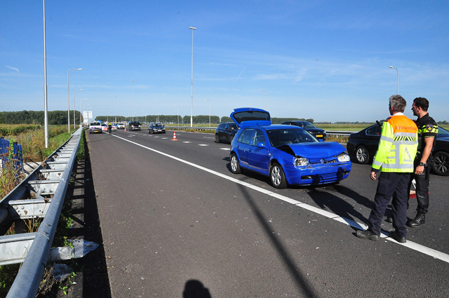 File door botsing op A59 bij Waalwijk