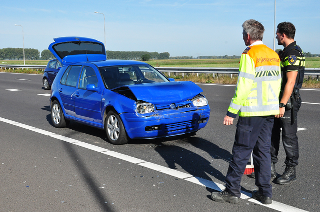 File door botsing op A59 bij Waalwijk