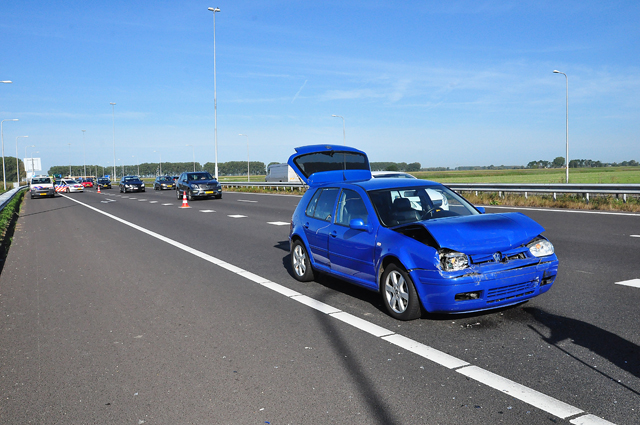 File door botsing op A59 bij Waalwijk